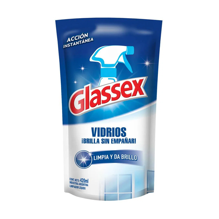 Glassex Limpiavidrios Doypack 420 ml