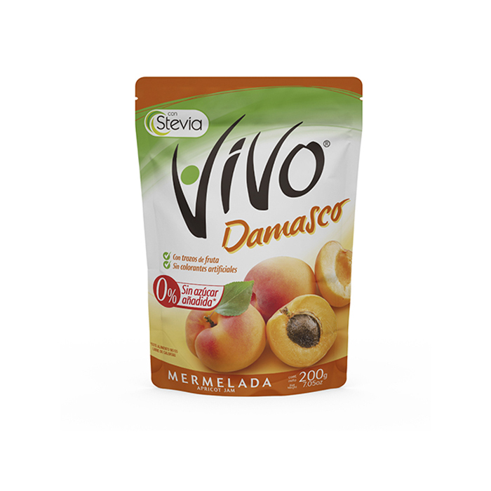Mermelada Vivo Damasco 200 Grs