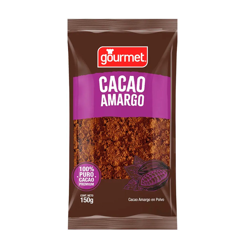 Cacao Gourmet Amargo 150 Grs