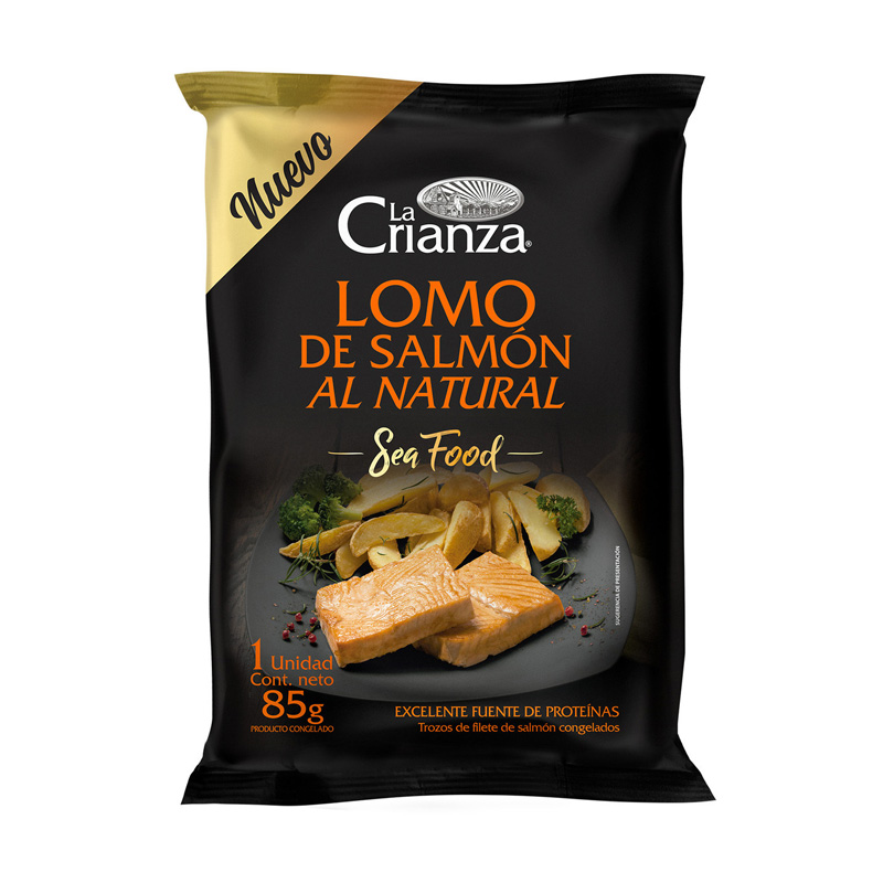 Lomo Salmón Natural La Crianza 85 Grs