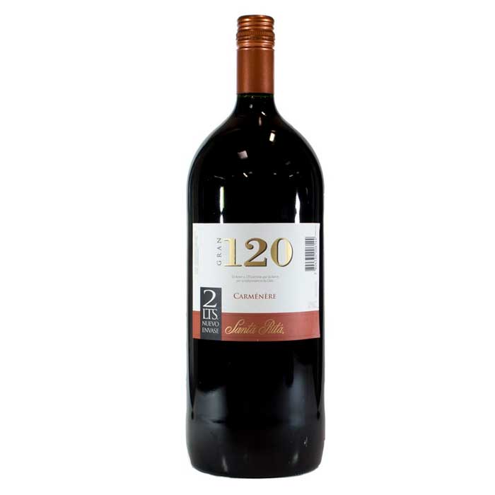 Vino 120 Gran Carmenere Botellon 2 L