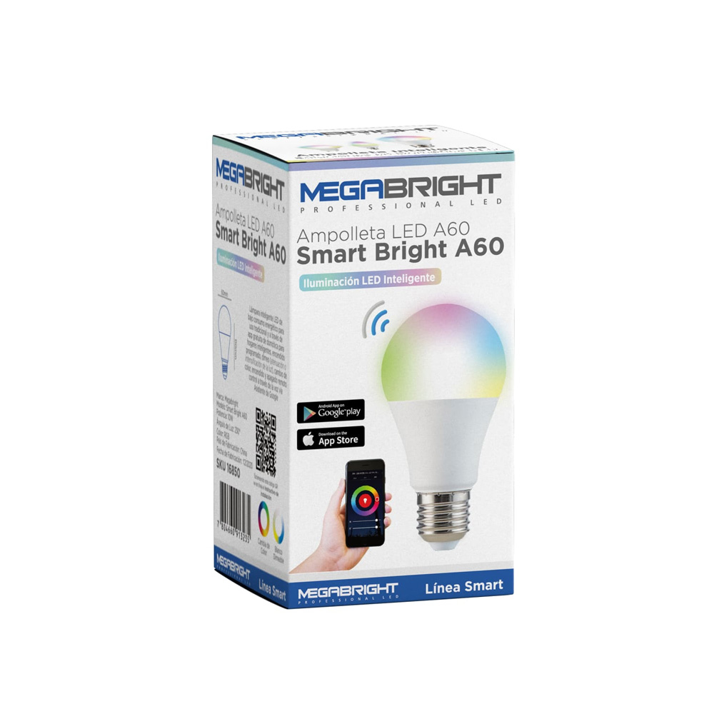 Amp. Led Smart Bright A60 10W E-27Wifi