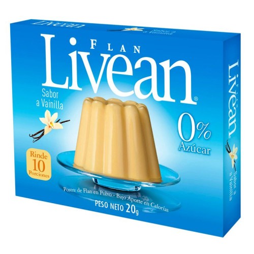 Flan Livean Vainilla 20 Grs