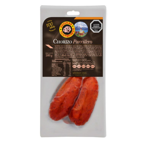 Chorizo Parrillero Llanquihue 500 Grs