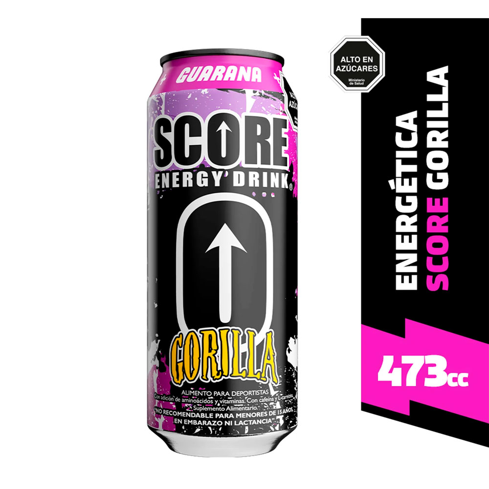 Energética Score Gorilla Lata 473cc