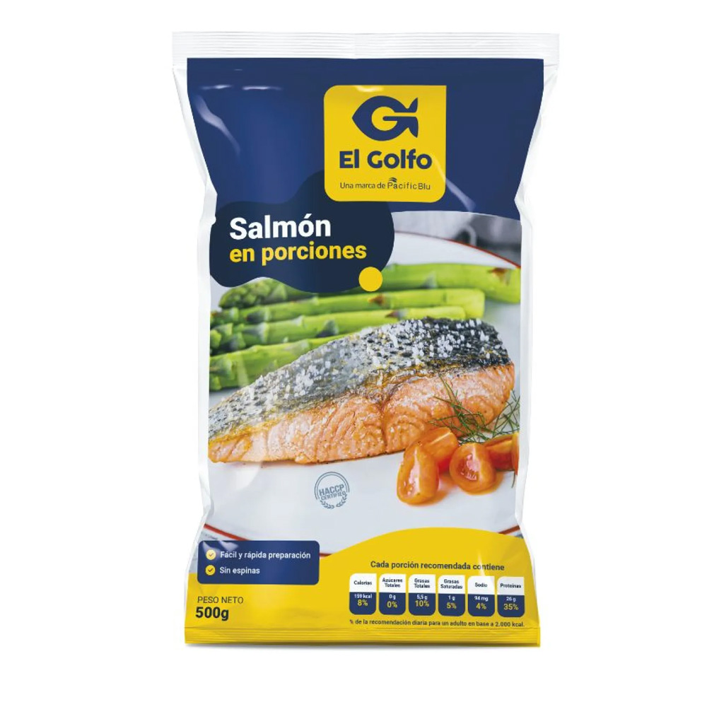 Salmón Golfo Trozo 500 Gr