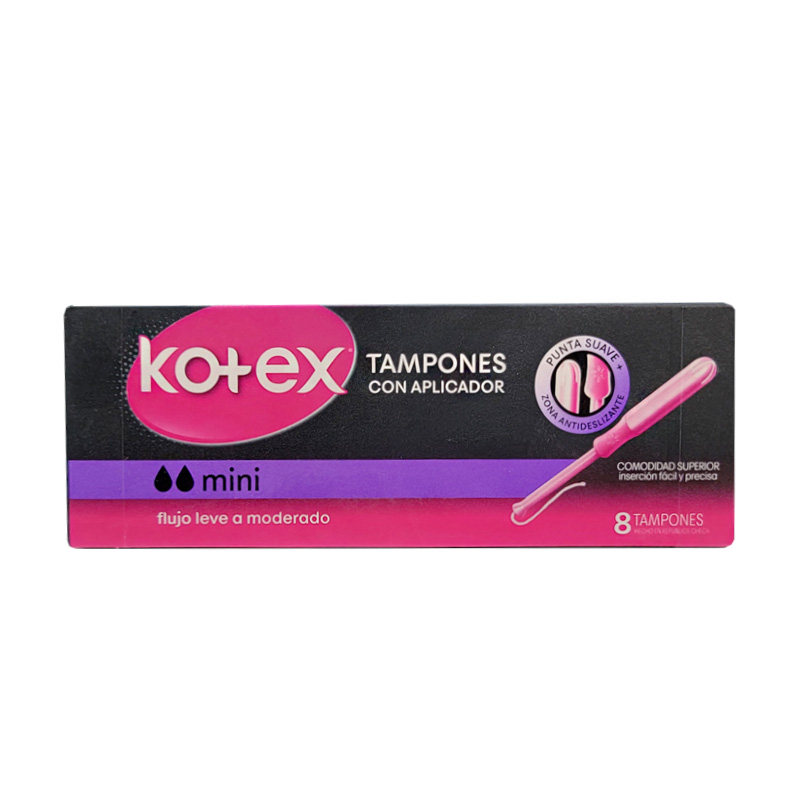 Tampón Kotex Evolution Regular 1x8 Unidades 
