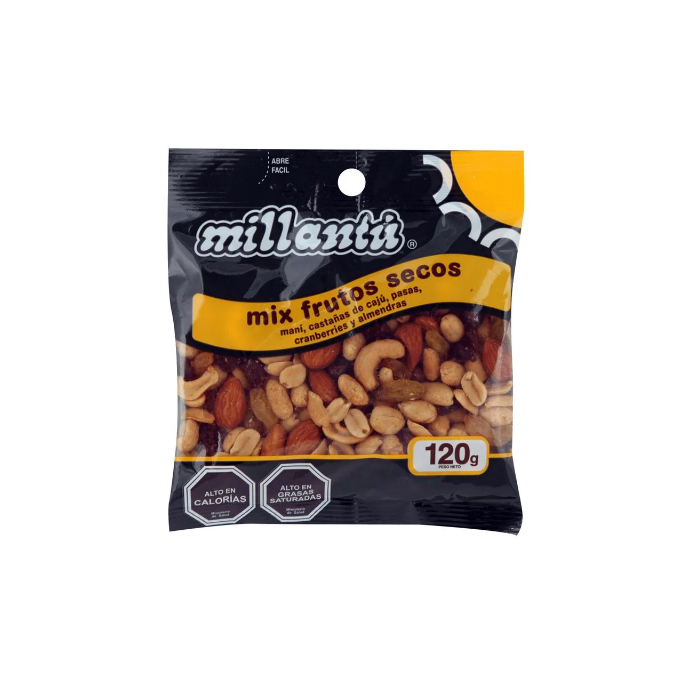 Mix Millantue Frutos Secos 120 Grs
