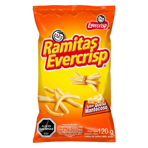 Ramitas Evercrisp Queso 120 Grs