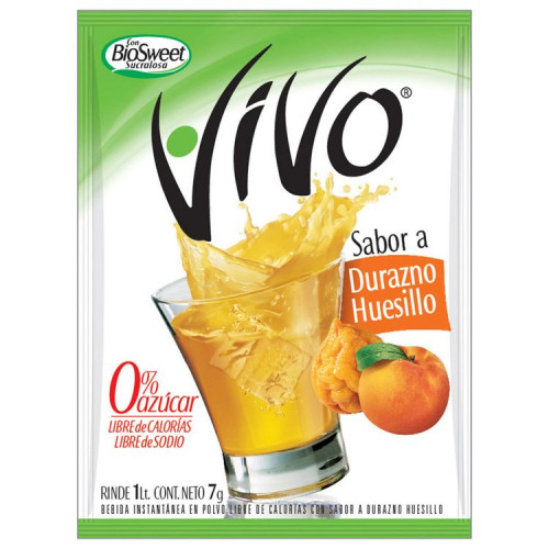 Jugo Vivo Dur/Huesillo 8 Gr