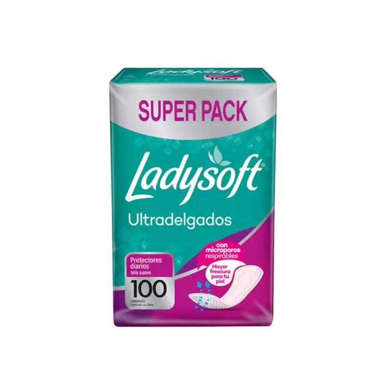 Protector Diario Ladysoft Ud 100 Un