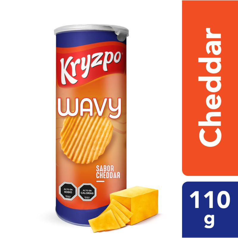 Kryzpo Wavy Cheddar 110 gr