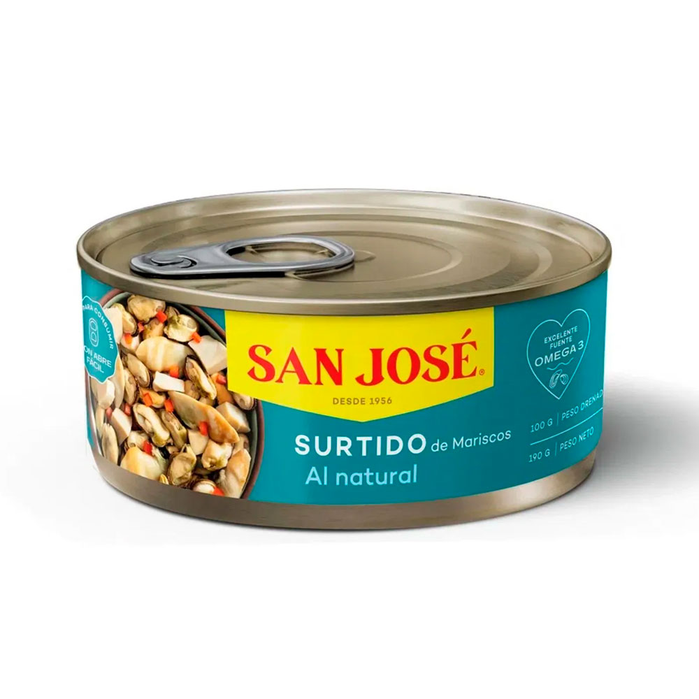 Surtido Marisco San José Natural 190 gr (100 Gr Drenado)