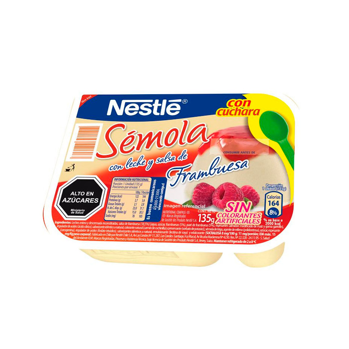 Semola Nestle Framb C/Cuch 135 Grs