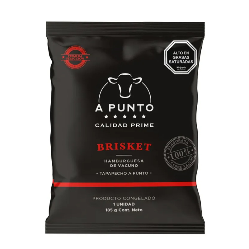 Hamburguesa Brisket A Punto 185 Grs