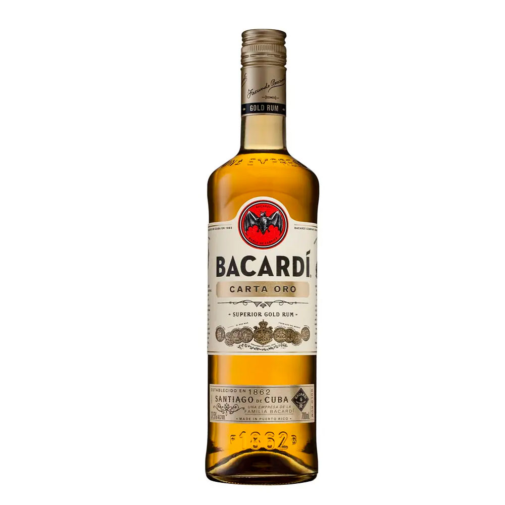 Ron Bacardi Carta Oro 750 cc