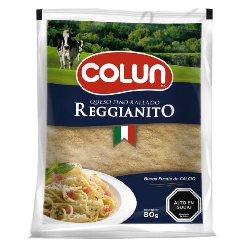 Queso Rallado Colun Regg 80 Grs