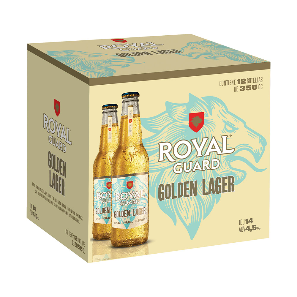 Cerveza Royal Guard Golden Bot 12 X 330 cc