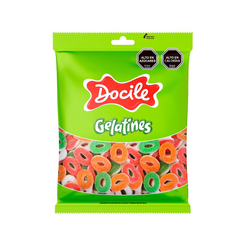 Gomitas Docile Aros Ácidos 80 grs