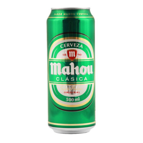 Cerveza Mahou Clasica Lata 500 Cc