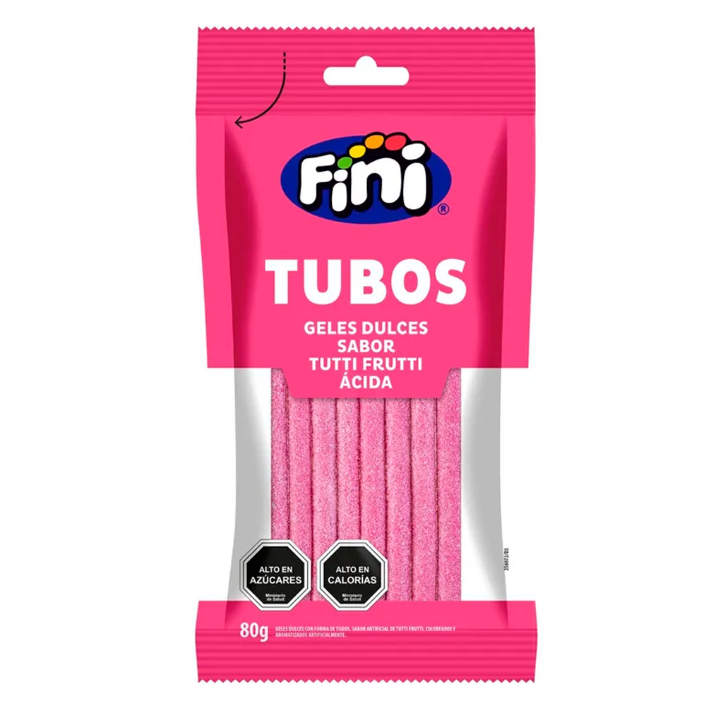 Gomita Fini Tubo Tutti Acido 80 Gr