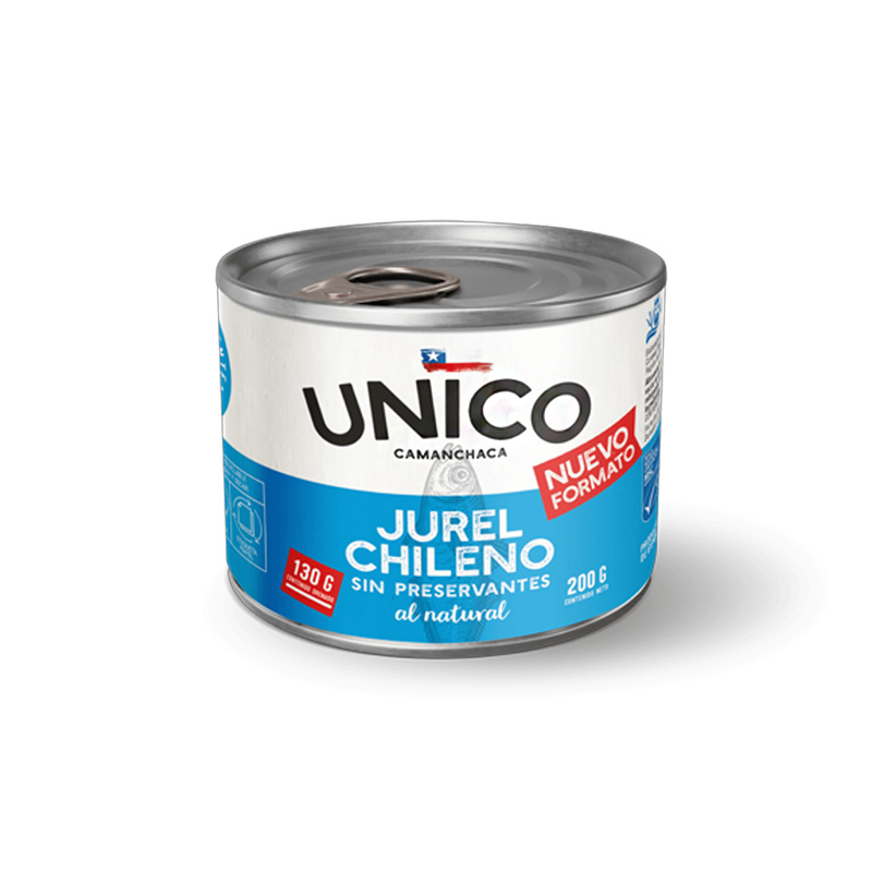 Jurel Unico Natural 200 Grs Neto 130 Grs Drenado