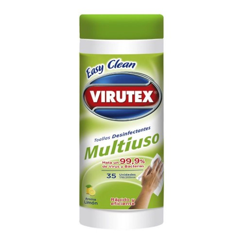 Toallas Desinfectantes Multiuso Virutex Easy Clean 35 und
