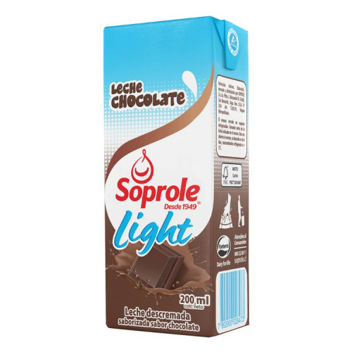 Leche Soprole Choco Light  200 Ml