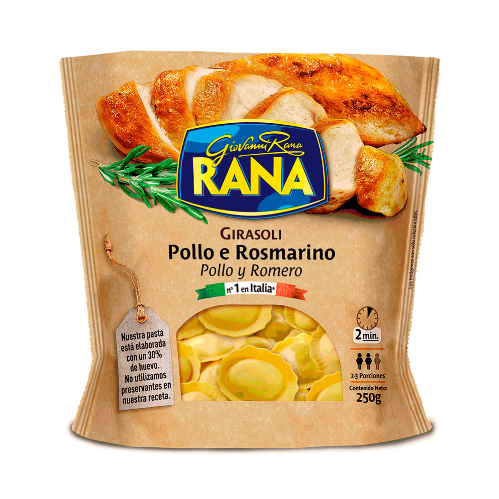 Pasta Girasoli Pollo Romero Rana 250 Gr