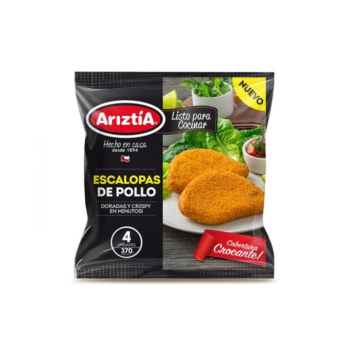 Escalopa De Pollo 370 gr X 4 und
