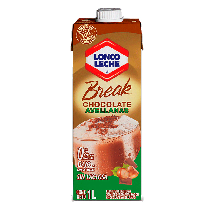 Leche Lonco Choco Avellanas Lt
