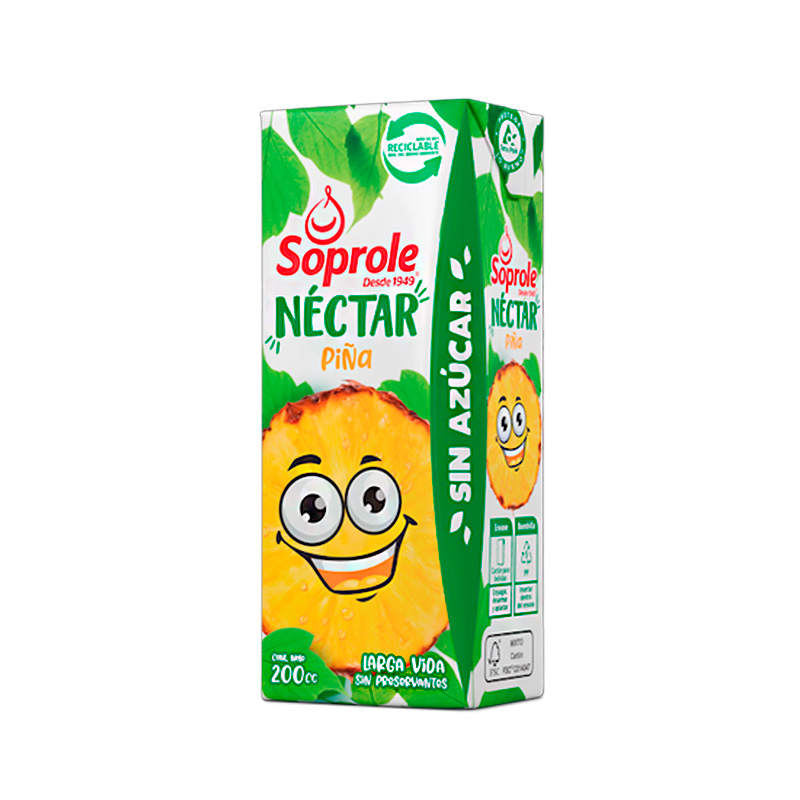 Néctar Soprole Piña 200 ml