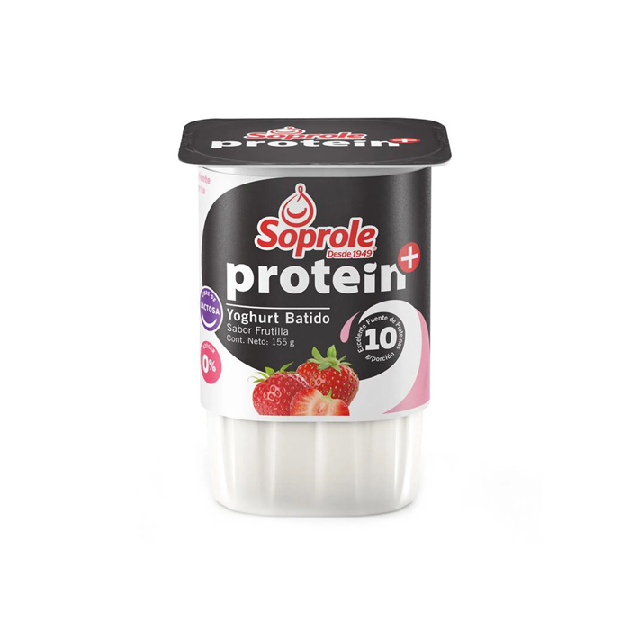 Yogurt Soprole Protein + Frutilla 155 gr