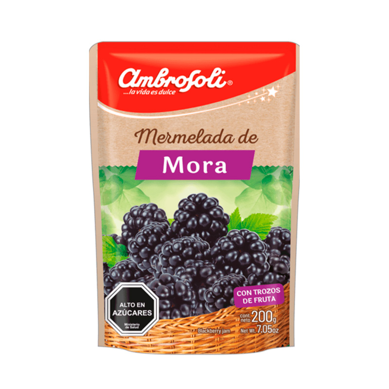 Mermelada Ambrosoli Mora 200 Grs