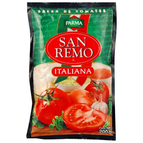 Salsa  San Remo Italiana 200 Grs