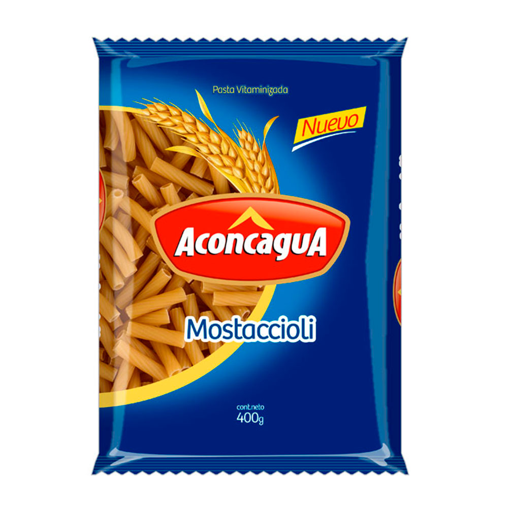 Fideos Aconcagua Mostaccioli 400 gr