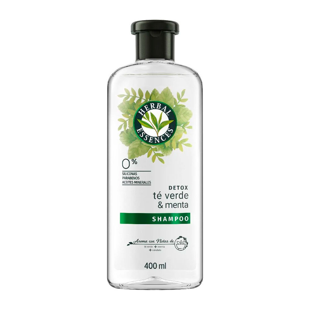 Shampoo Herbal Essences Classic Té Verde Y Menta Fsco 400 Ml