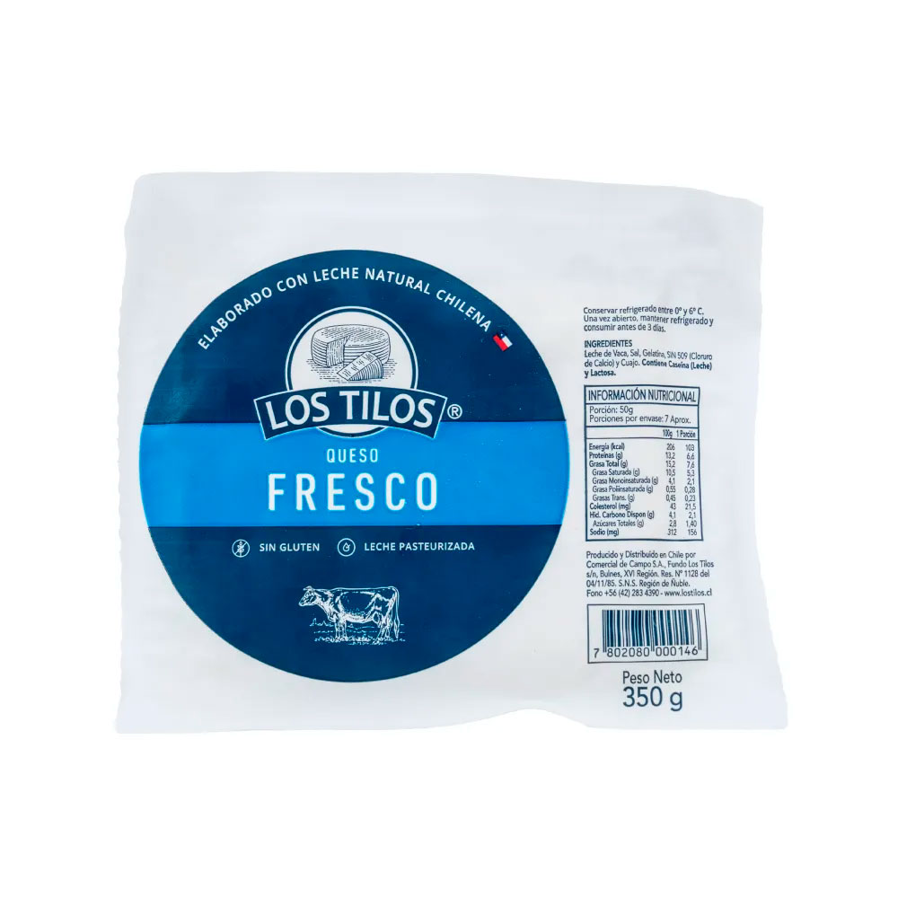 Queso Fresco Los Tilos 350 Gr
