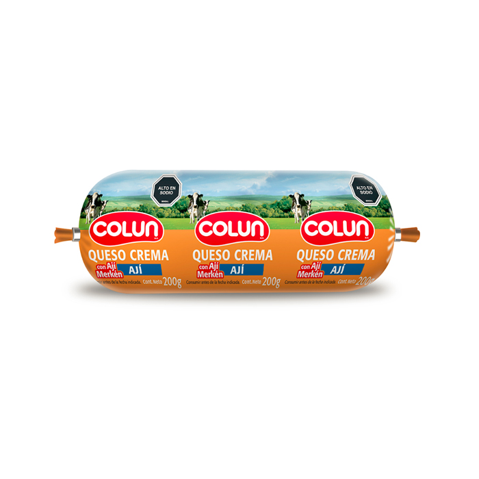Queso Crema Colun Aji 200 Gr