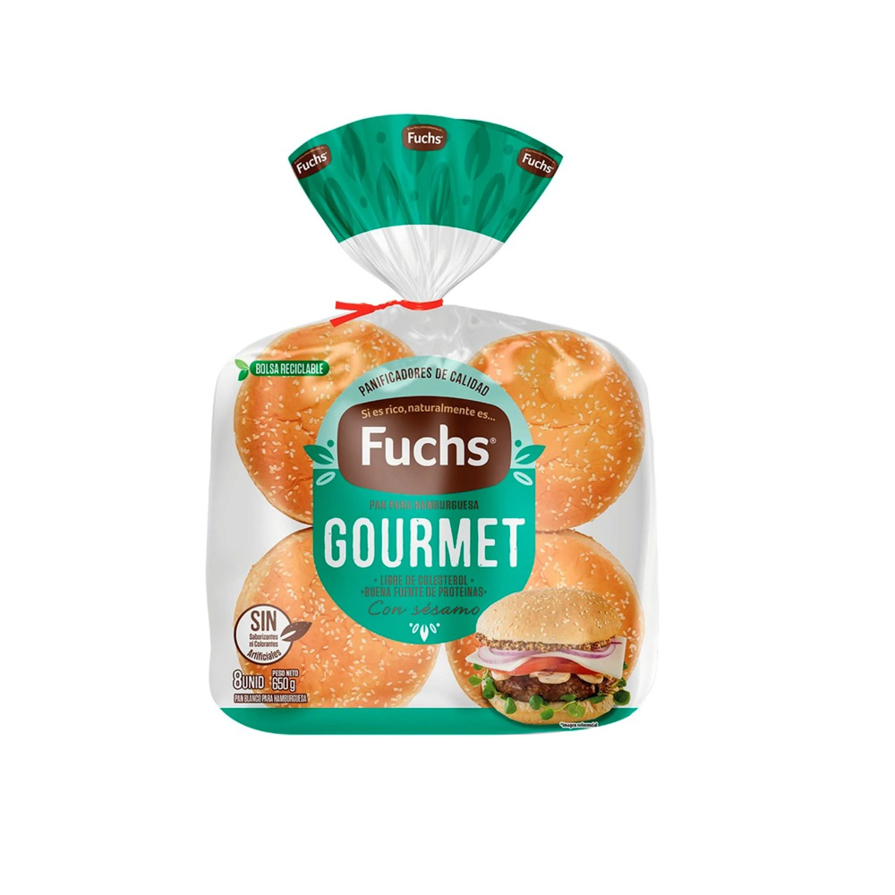 Pan Hamburguesa Fuchs 650 Gr