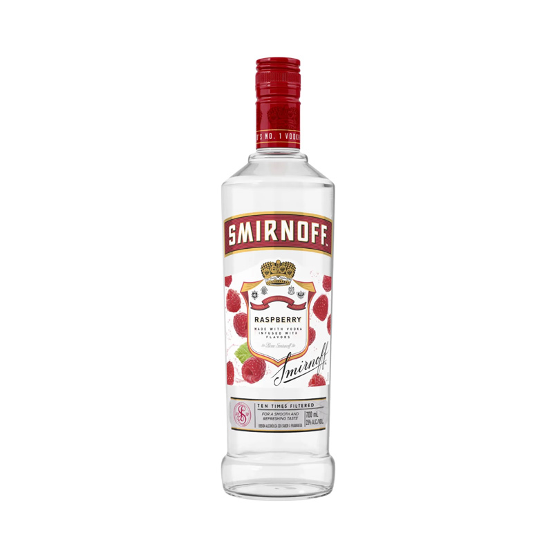 Vodka Smirnoff Raspberry 700 cc 