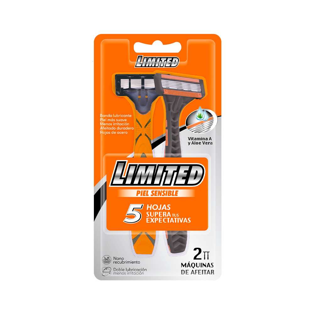 Maq Afeitar Limited 5 Hjs Sensible Blister 2 Un