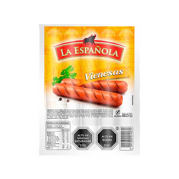 Vienesas La Española 225 gr