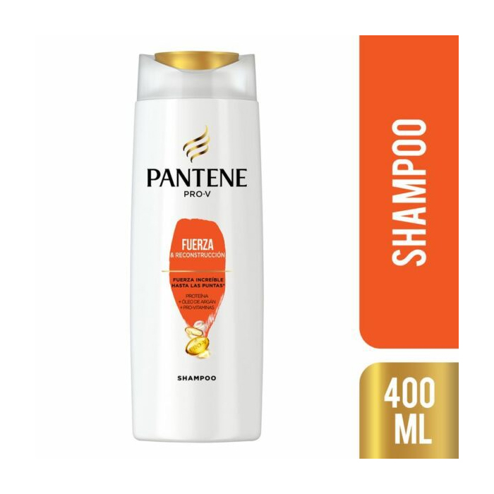 Shampoo Pantene 400 ml fuerza Y Reconstrucción