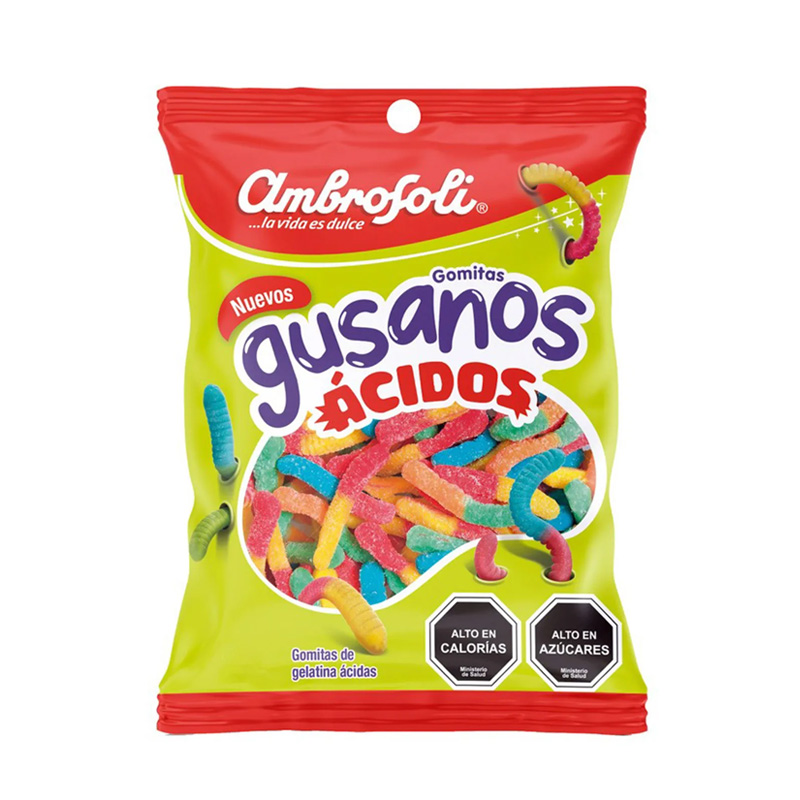 Gomita Ambrosoli Gusanos Ácidos 90 Grs