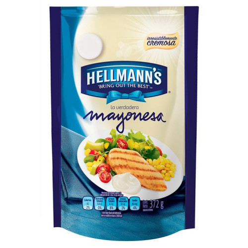Mayonesa Hellmanns Dp 372 Grs