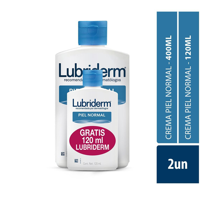 Lubriderm Crema  400 Ml.+Lubriderm  Crema  120Ml.
