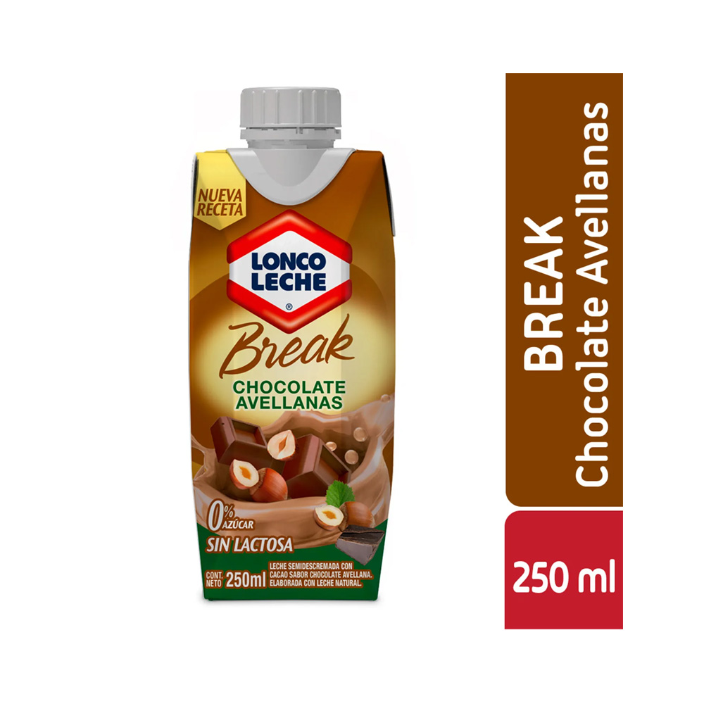 Leche Lonco Leche Break Choco Avellana 250 cc