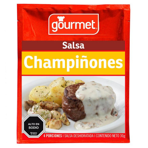 Salsa Gourmet Champiñones 30 Grs