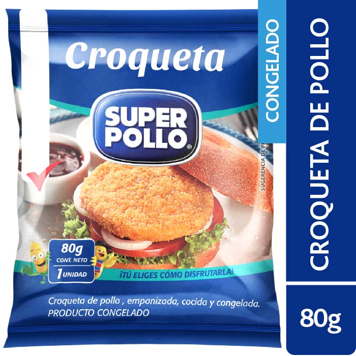Croqueta Super Pollo 80 Grs